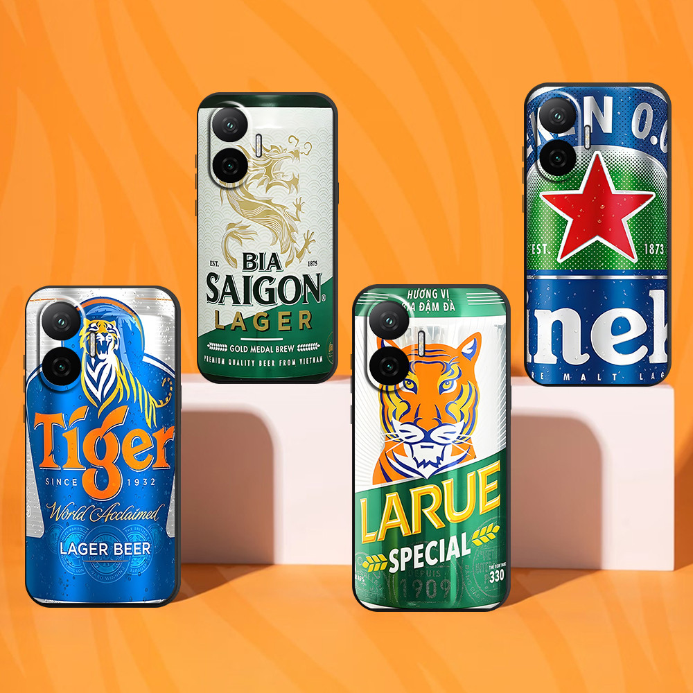 Ốp lưng Xiaomi Poco F7 / Redmi Turbo 4 Pro in hình các hãng bia nổi tiếng thế giới