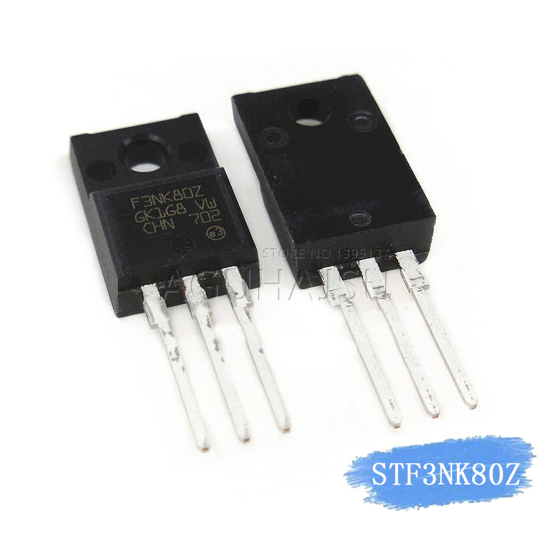 HT-10 CÁI STF3NK80Z STF3NK80 TO220 TO 220 F3NK80Z MOS FET bóng bán dẫn mới nguyên bản