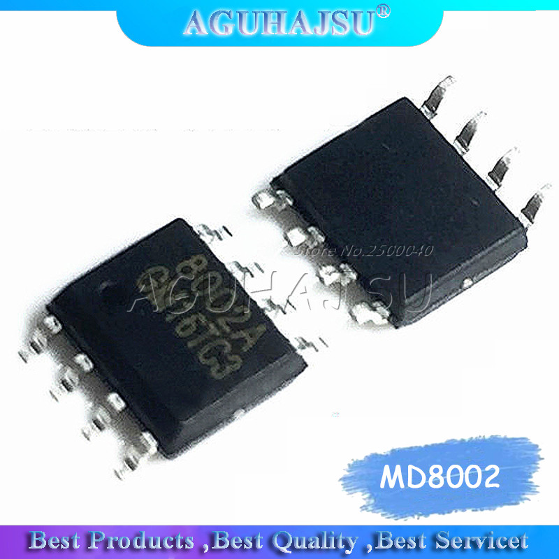 HT-10 CÁI MD8002A SOP8 MD8002 SOP 8002A SMD SOP 8 8002 CKE8002B NS8002 IC mới và nguyên bản