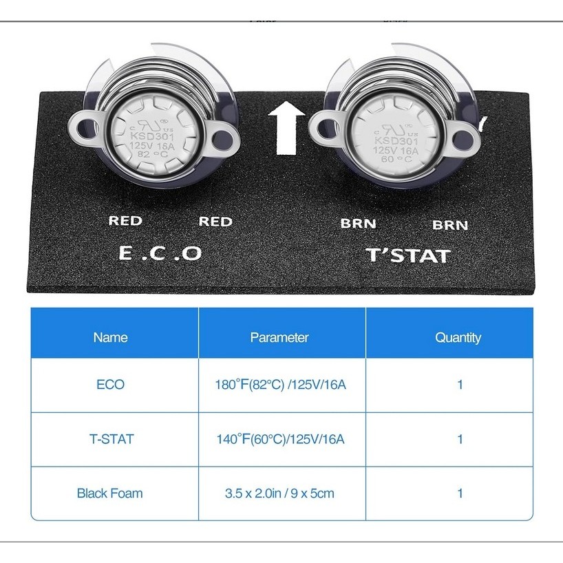 Bộ điều nhiệt ECO cho máy nước nóng RV CHO các bộ phận sửa chữa Atwood 91447