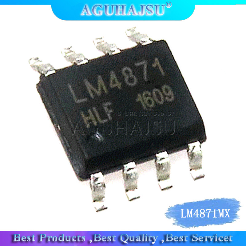 10 CÁI LM4871MX SOP8 LM4871 SOP 4871 SOP 8 3W Bộ khuếch đại công suất âm thanh có chế độ tắt mới và 