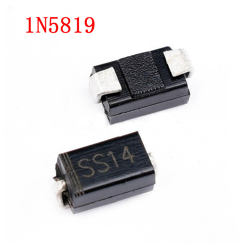 100 chiếc sma 1N5819 SMD IN5819 1A 40V làm 214ac Schottky diode ss14
