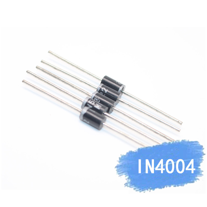 HT-100 CÁI 1N4004 DO 41 Diode chỉnh lưu IN4004 1A 400V Mới nguyên bản