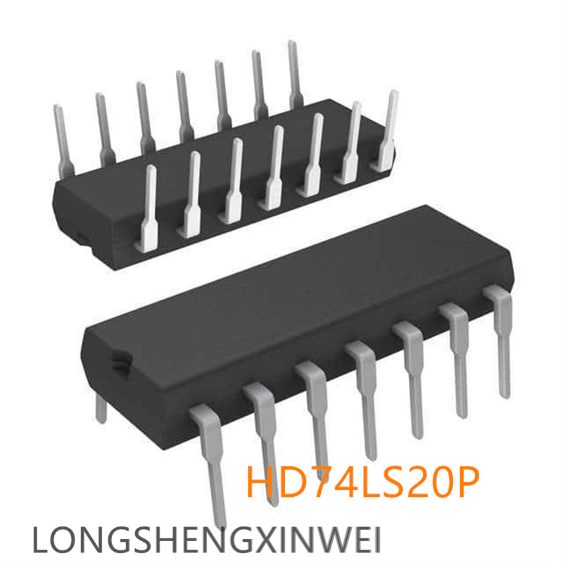 SHDJ-1PCS Mới Chính Hãng HD74LS20P 74LS20 Dual 4 Đầu Vào Và Cửa Cắm Trực Tiếp Chip DIP14