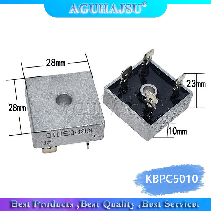 2 Bộ chỉnh lưu cầu Diode KBPC5010 50A 1000V kbpc5010
