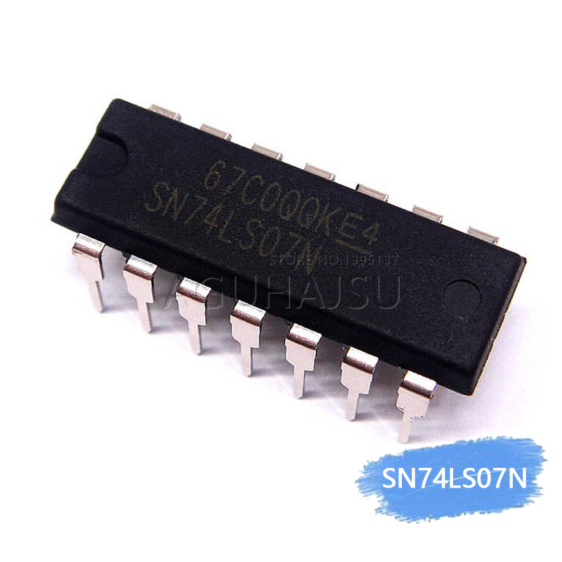 10 CÁI SN74LS07N DIP14 SN74LS07 DIP 74LS07N 74LS07 DIP 14 HD74LS07P IC mới và nguyên bản
