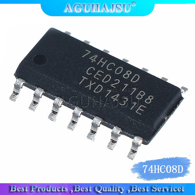 10 CHIẾC 74HC08D SOP14 74HC08 SOP SN74HC08DR SOP 14 SN74HC08 SMD IC mới và nguyên bản