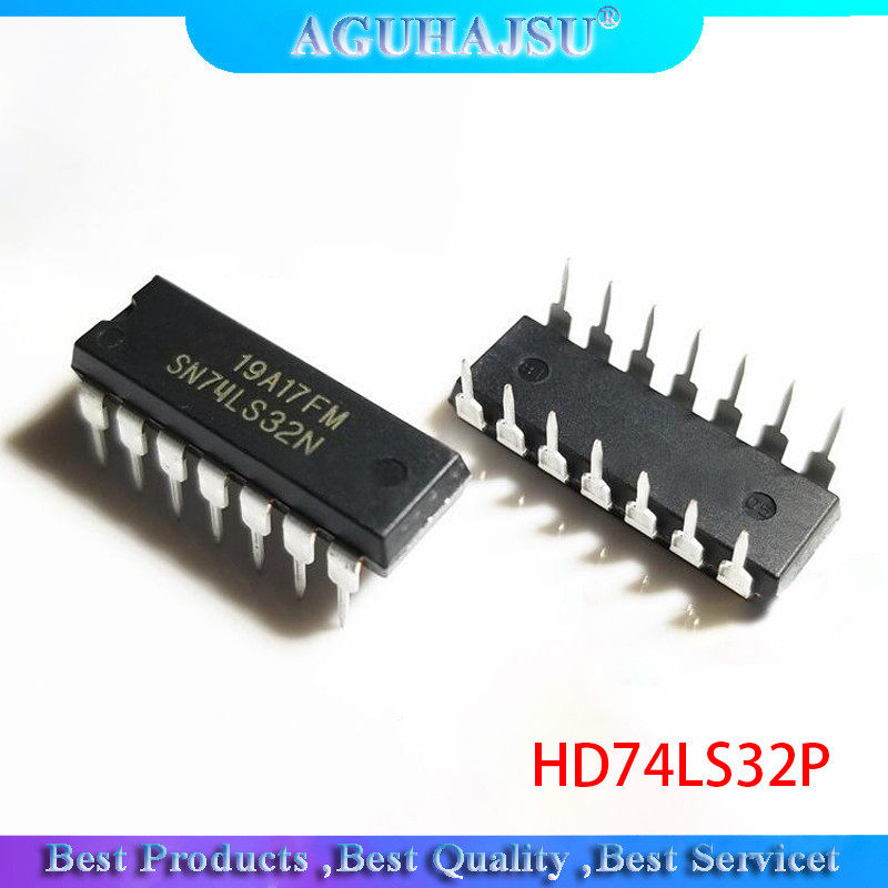 10 Chiếc HD74LS32P HD74LS32 SN74LS32N 74LS32 DIP Mới Ban Đầu