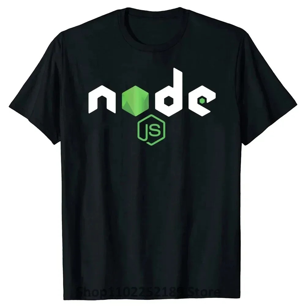 Áo thun cotton nam Nodejs Lập trình viên Javascript Áo nam Nữ Trẻ em Nút Js Nodejs Lập trình viên We
