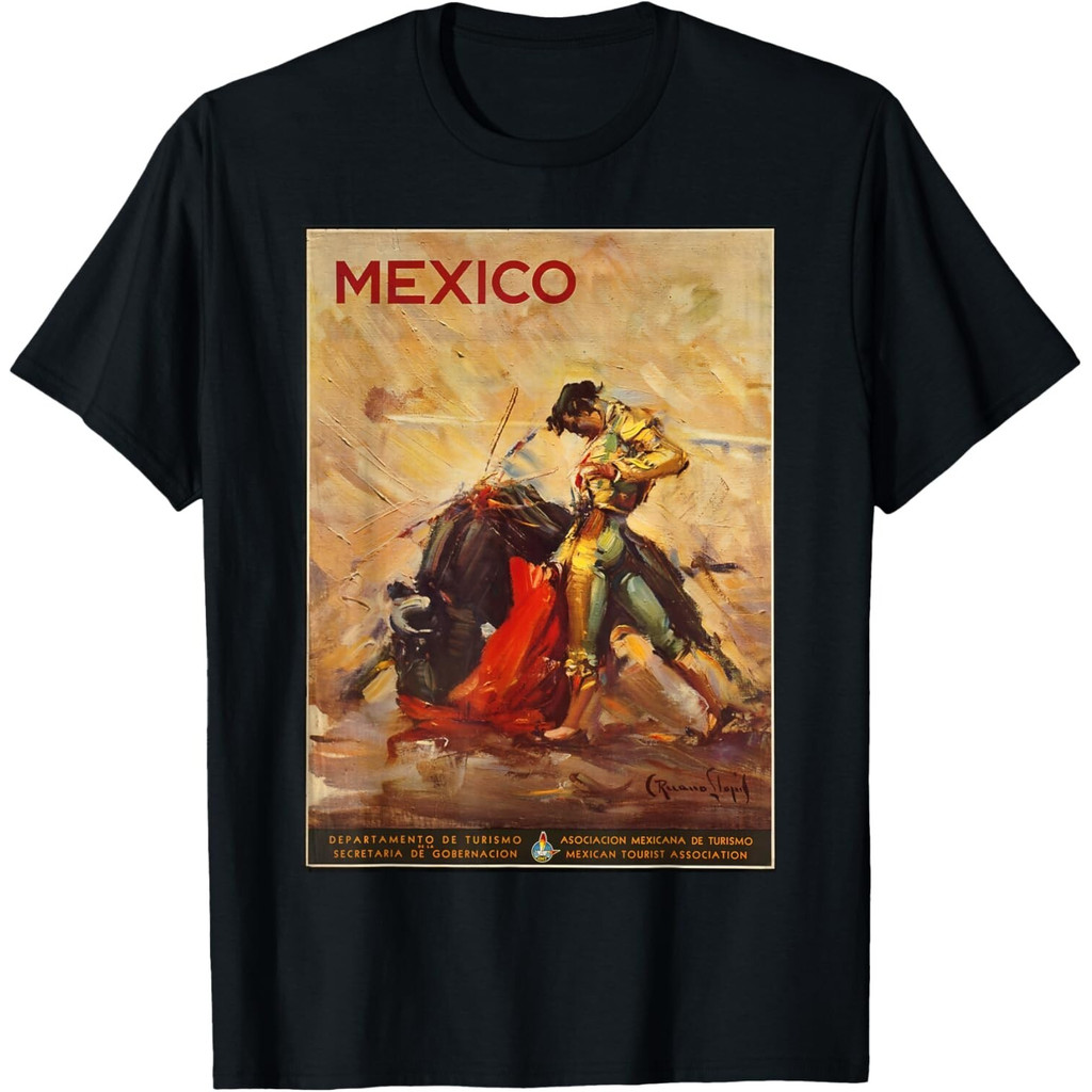 Mexico Mexico Bull Fighting Matador Poster Áo nam
