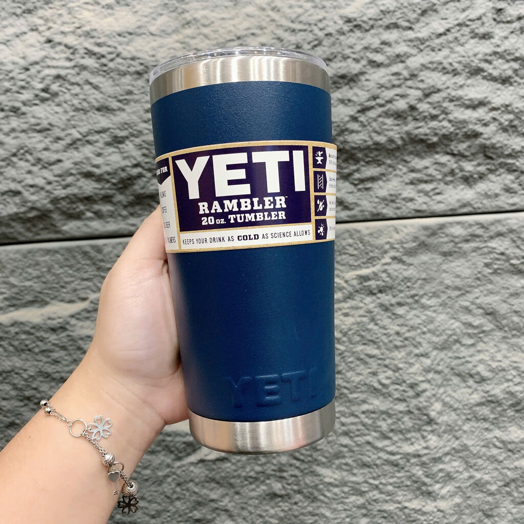 Ly giữ nhiệt YETI 20oz / 600ml Rambler Tumbler - mẫu cao - giao màu ngẫu nhiên