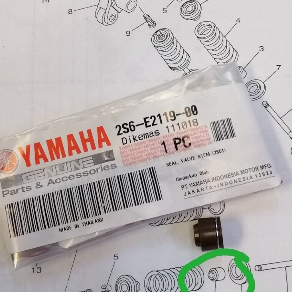 PHỐT XUPAP MXKING 150 / MXKING 135 / EXCITER 135 / EXCITER 150 ( XÀI NHIỀU XE HÀNG NHẬP )