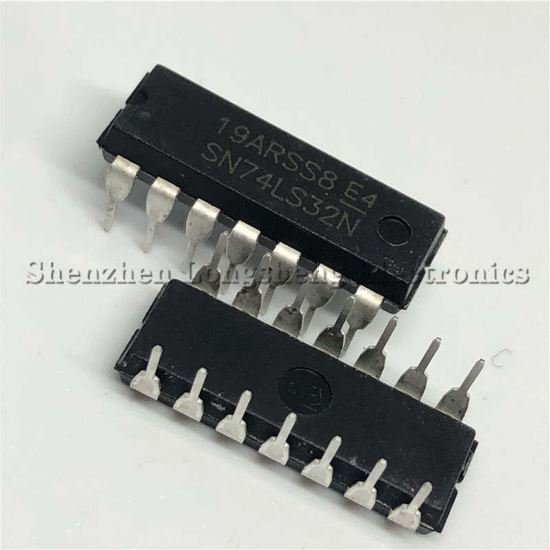10 Cái / lốc MỚI SN74LS32N 74LS32 DIP 14 Bốn bộ 2 đầu vào hoặc cổng logic tích cực