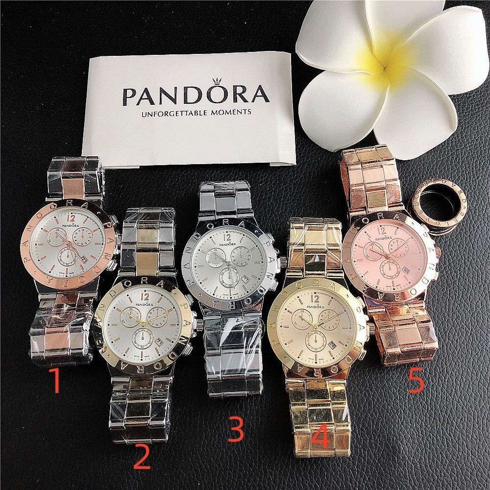 Pandora Thời Trang Sang Trọng Nam Đồng Hồ Thể Thao Kinh Doanh Thạch Anh Nam Đồng Hồ Mặt Tròn Thông T
