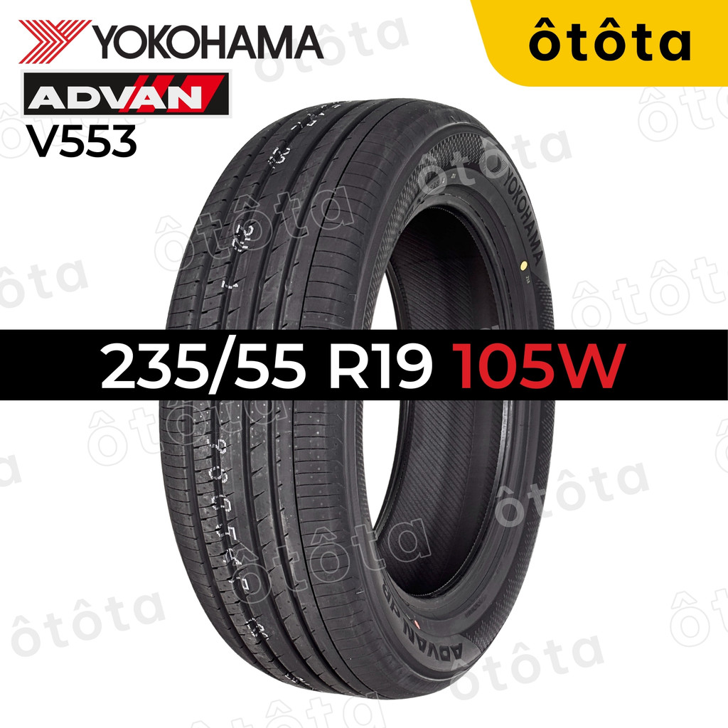 Lốp ô tô Yokohama 235/55 R19 105W ADVAN dB V553 - Chính hãng BH 5 năm (235/55R19, 235 55 R19)
