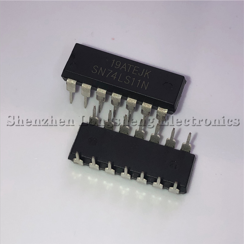 10 Cái / lốc MỚI SN74LS11N 74LS11 DIP 14 Triple 3 Đầu Vào Tích Cực VÀ Cổng Chip