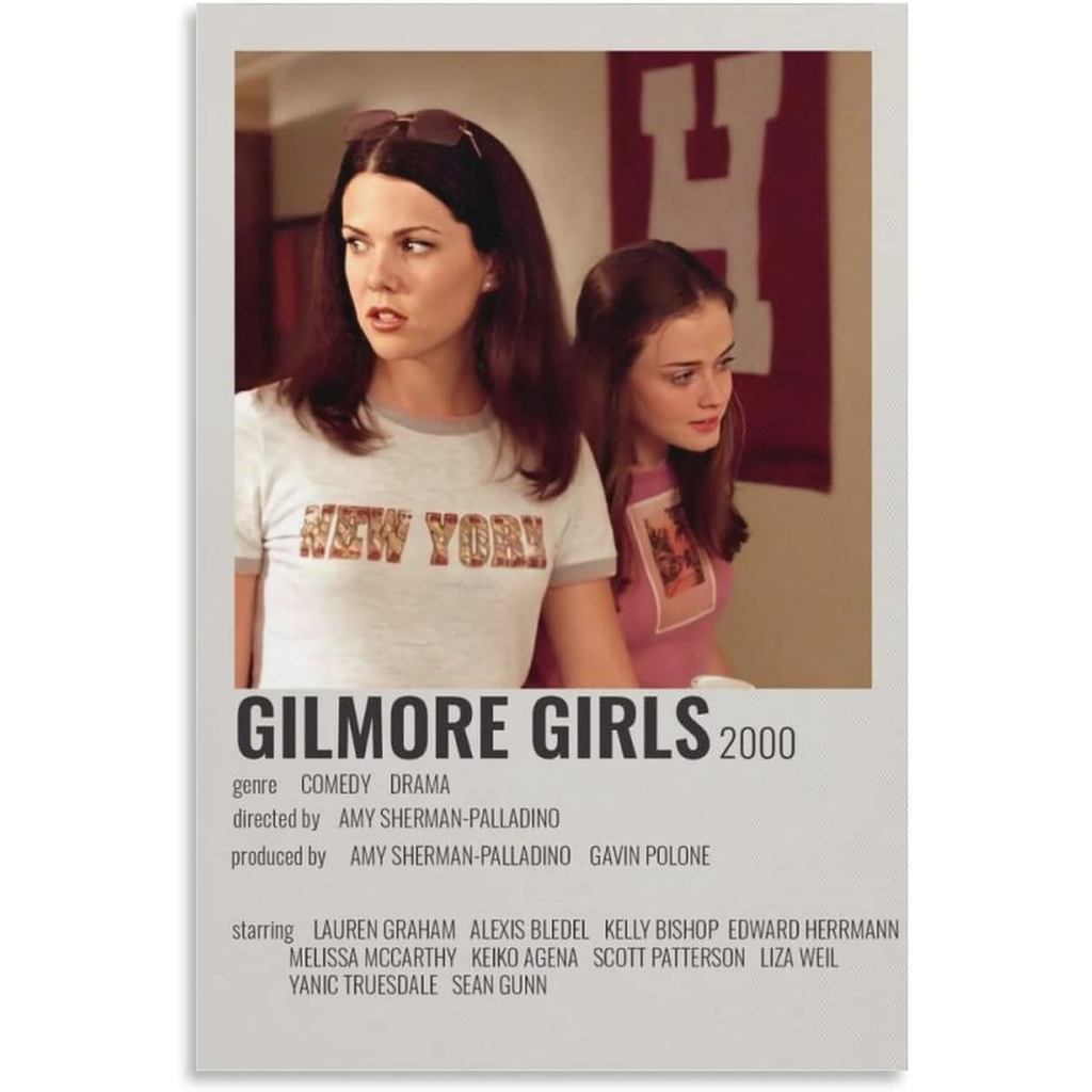 Gilmore Girls Tv Show Poster Poster Cho Phòng Thẩm Mỹ 90 Canvas Nghệ Thuật Poster Và Nghệ Thuật Treo