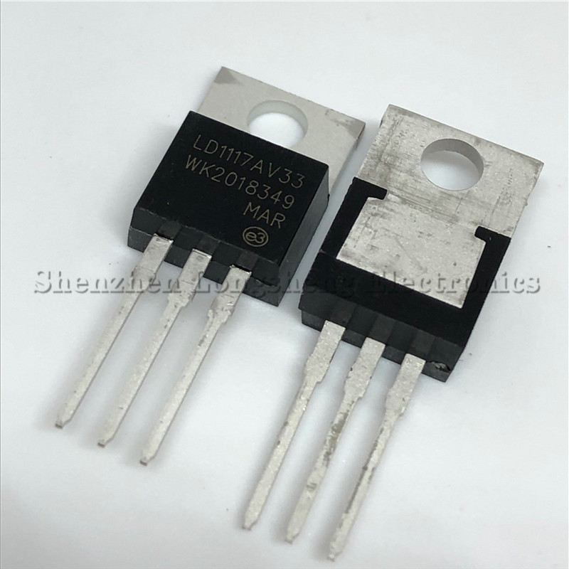 10 Cái / lốc Mới LD1117AV33 LD1117V33 ĐẾN 220 LD1117 3.3V Transistor