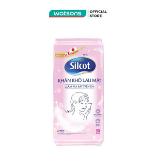 Khăn Khô Lau Mặt Silcot 80 Miếng