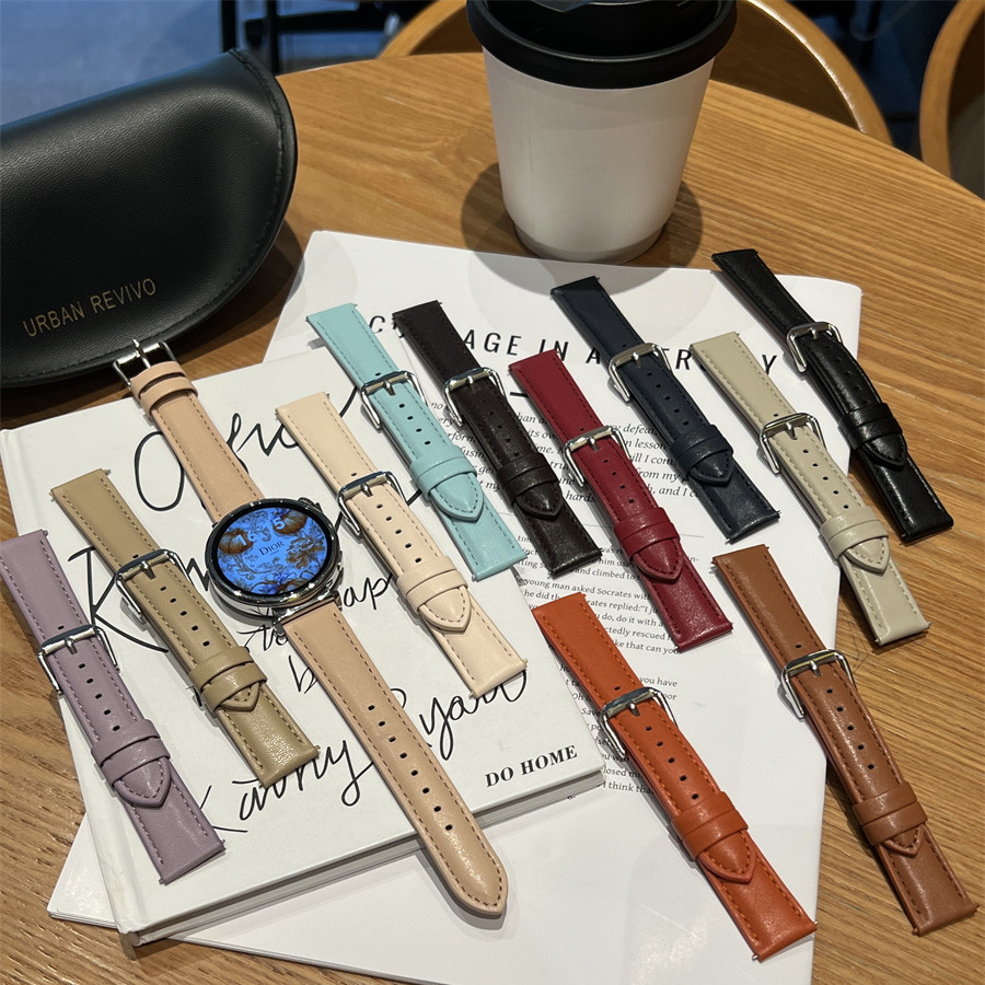 Dành cho Xiaomi Watch S4 41mm Dây đeo thay thế bằng da PU 18mm Dây đeo đồng hồ