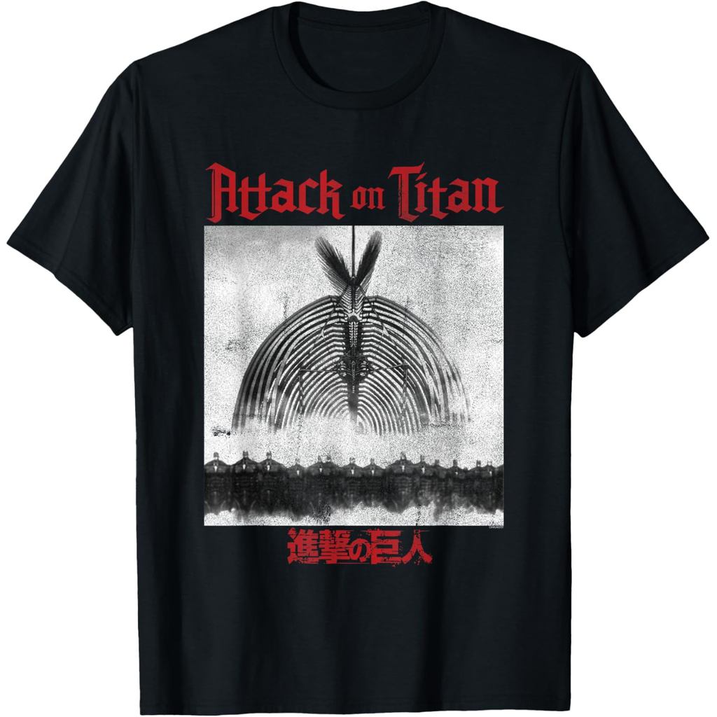 Áo thun cotton nam Attack on Titan Season 4 The Rumbling Wall Titans Áo thun Anime