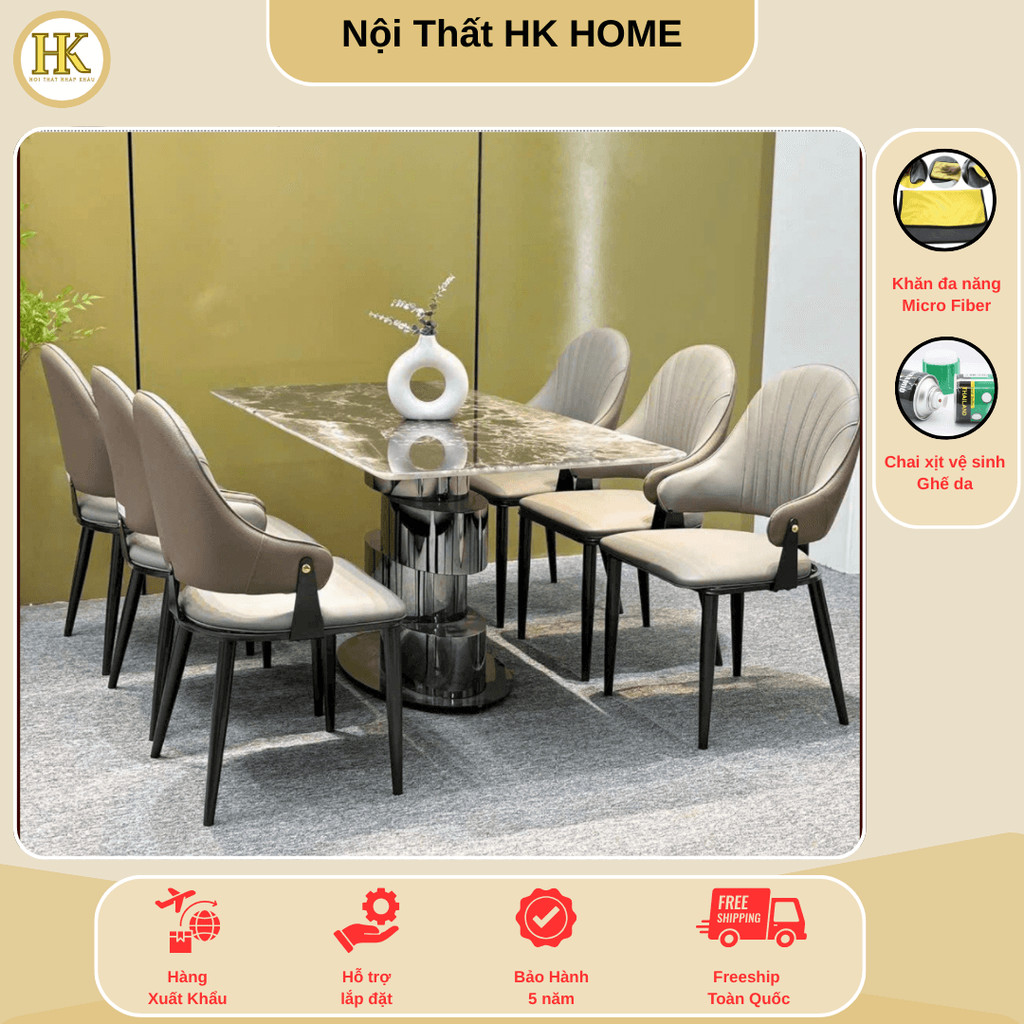 Bộ Bàn Ghế Ăn HK10 Bộ Bàn Ăn Ghế HYMALAYA Nhập Khẩu Cao Cấp - Nội Thất HKhome
