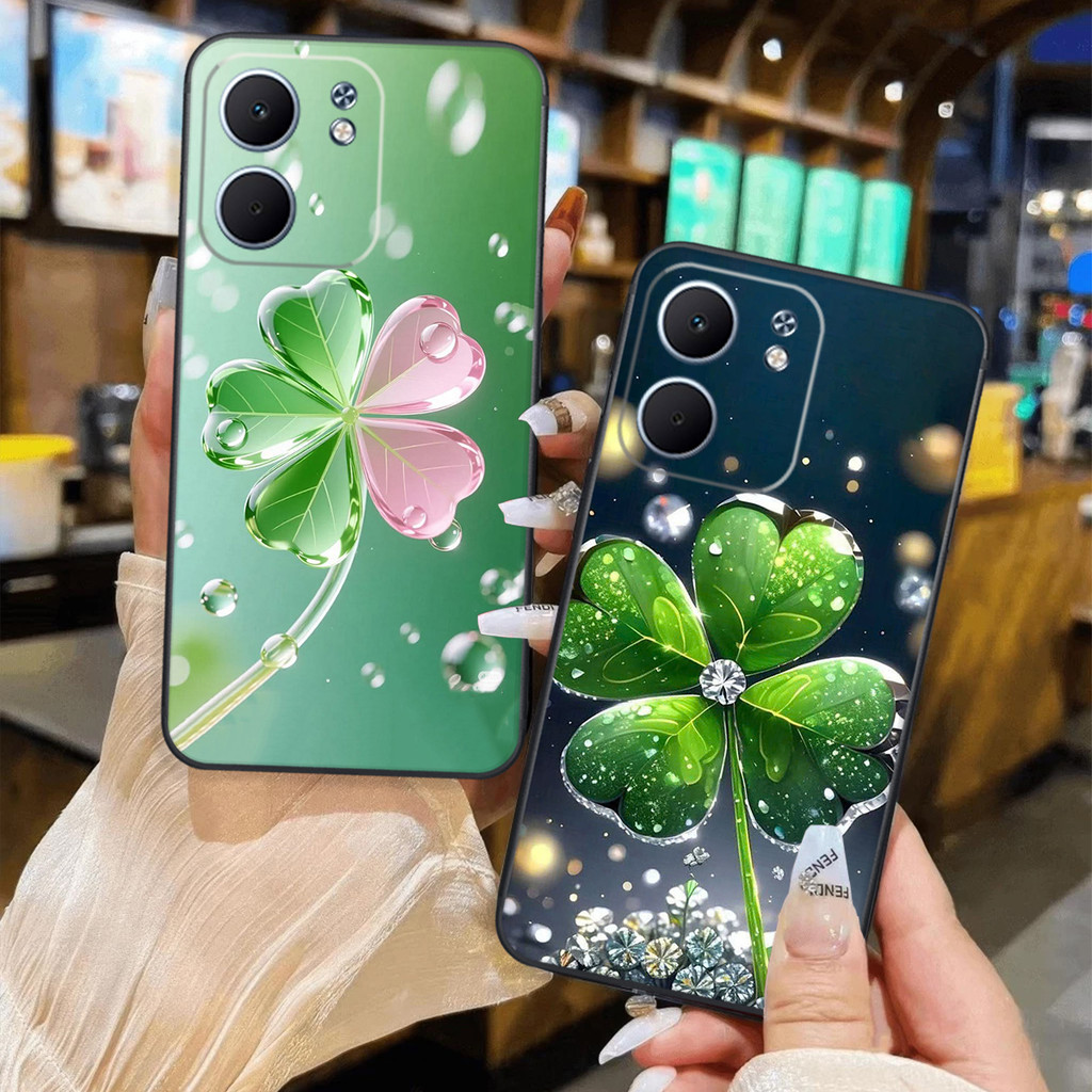 Ốp lưng OPPO A5X / OPPO A5i / OPPO A5i pro mẫu hình Cỏ bốn lá may mắn,bền đẹp giá rẻ