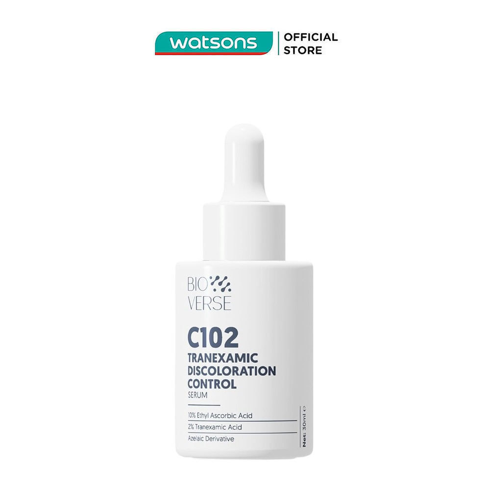 Tinh Chất Làm Mờ Thâm Bioverse C102 Tranexamic Discoloration Control Serum 30ml
