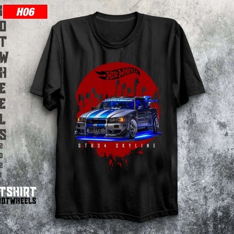 Áo thun Hot Wheels Nissan Skyline GT-R R34 Jersey
