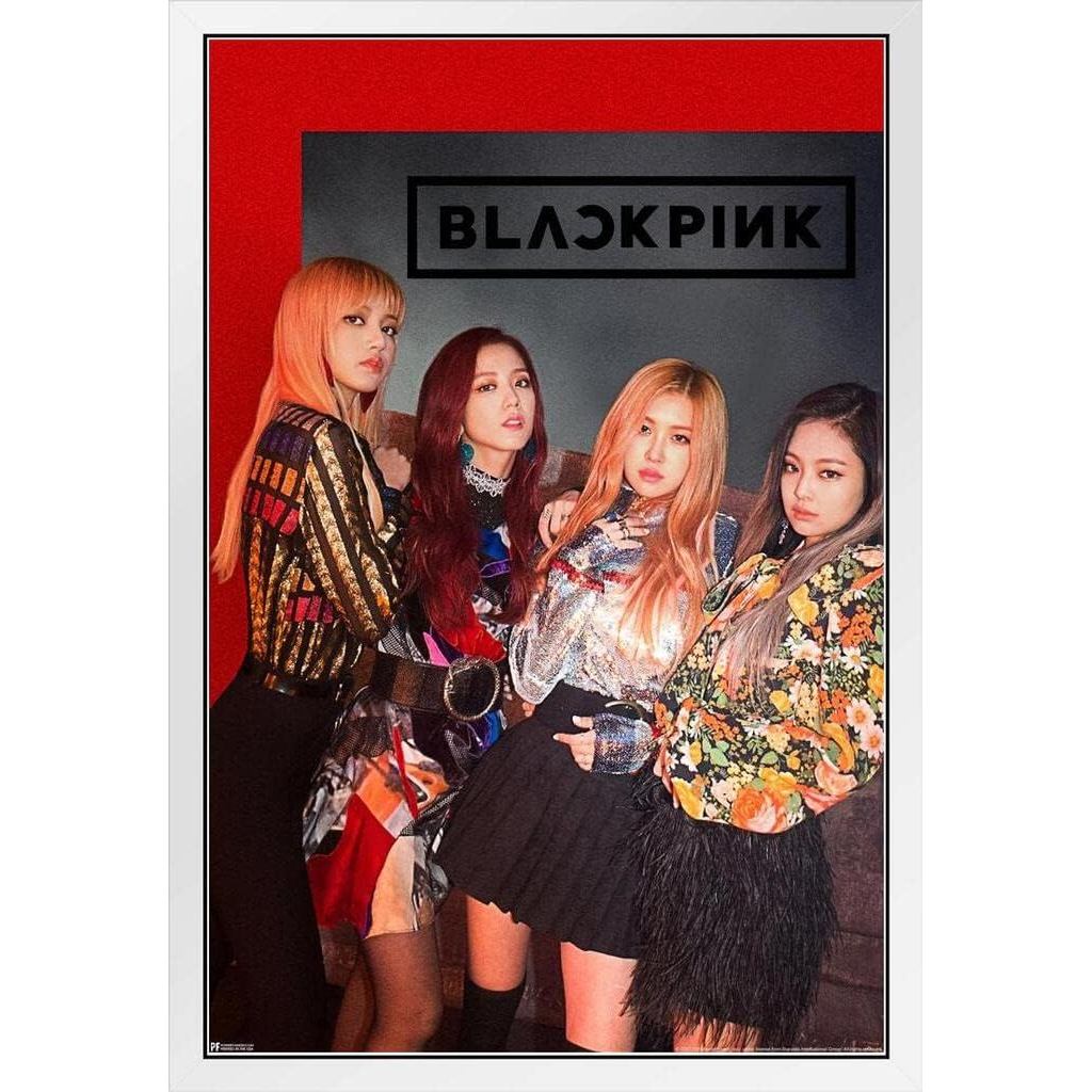 Blackpink Poster Mercise Playing with Fire Group Photo Rose Lisa Jisoo Jennie Kpop Merch Album Kpop 