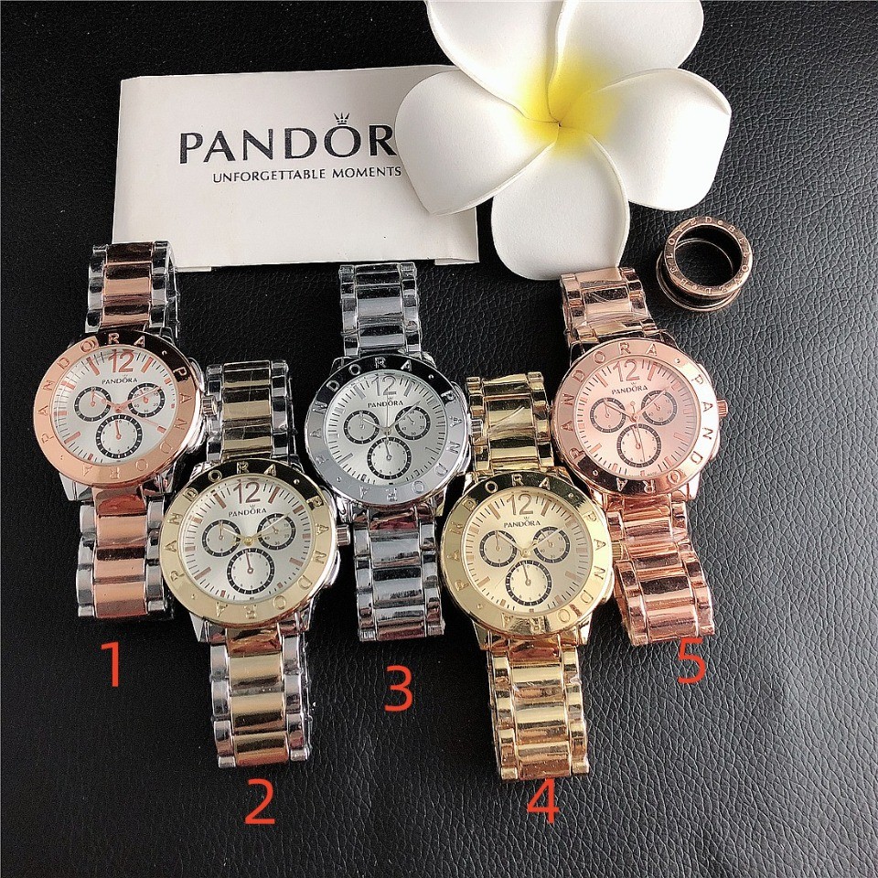 Pandora Thời Trang Sang Trọng Nam Đồng Hồ Thể Thao Kinh Doanh Thạch Anh Nam Đồng Hồ Mặt Tròn Thông T