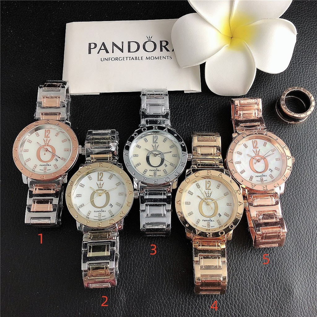 Pandora Thời Trang Sang Trọng Nam Đồng Hồ Thể Thao Kinh Doanh Thạch Anh Nam Đồng Hồ Mặt Tròn Thông T