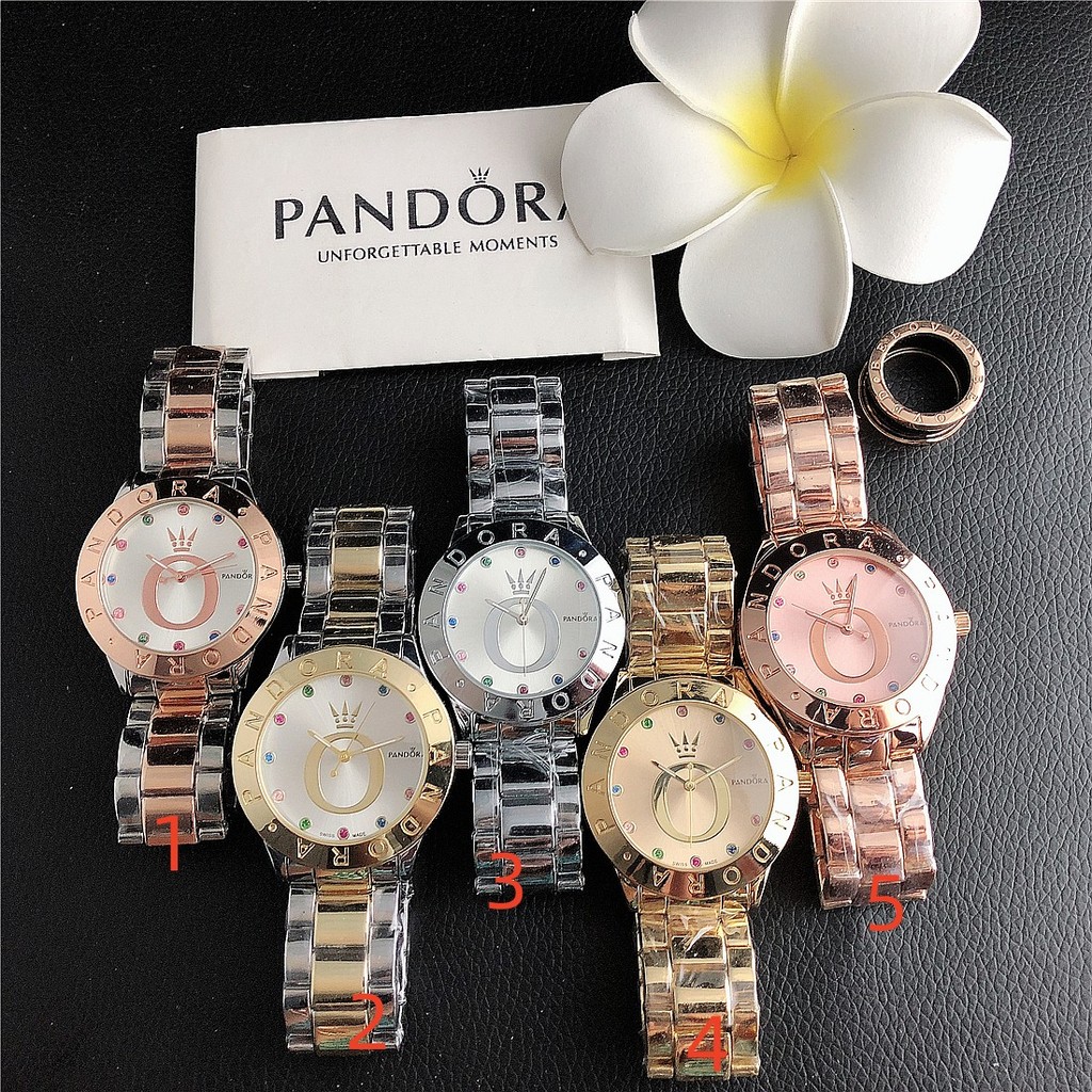 Pandora Thời Trang Sang Trọng Nam Đồng Hồ Thể Thao Kinh Doanh Thạch Anh Nam Đồng Hồ Mặt Tròn Thông T