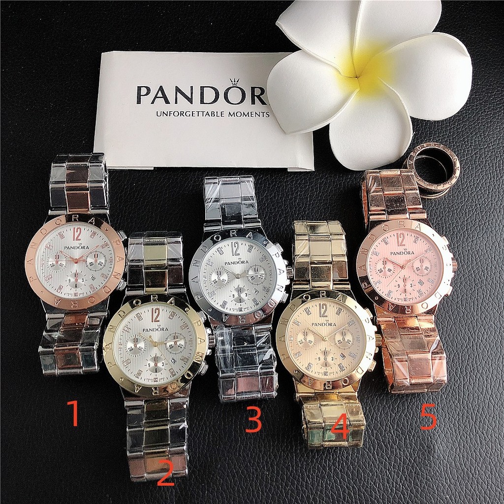 Pandora Thời Trang Sang Trọng Nam Đồng Hồ Thể Thao Kinh Doanh Thạch Anh Nam Đồng Hồ Mặt Tròn Thông T