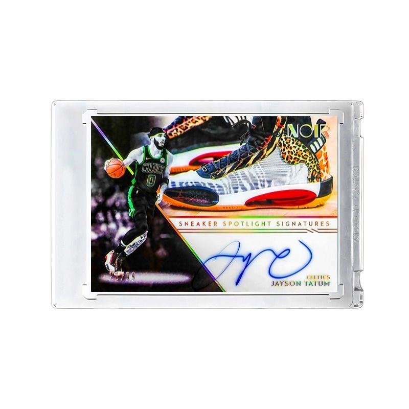 Tatum Shoe Light Signature Planet Card 1 / 1 NBA Basketball Homemade Card Non-Panini Jersey Collecti