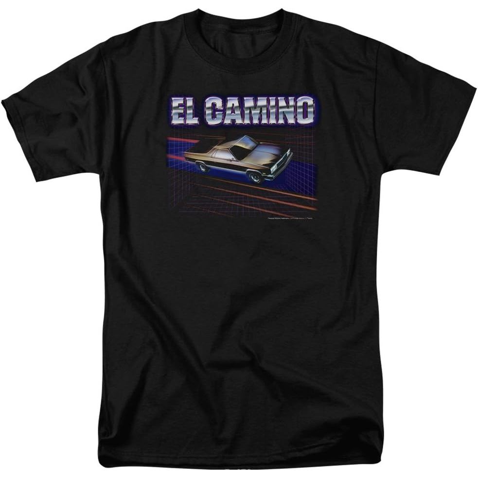 Áo thun cotton nam Chevrolet Ô tô Chevy '85 El Camino Xe cổ điển Áo thun dành cho người lớn Tee