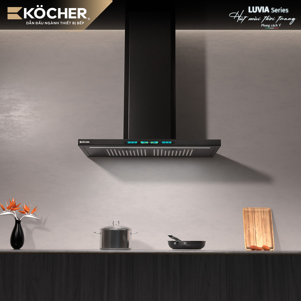 Máy hút mùi Kocher Luvia Black