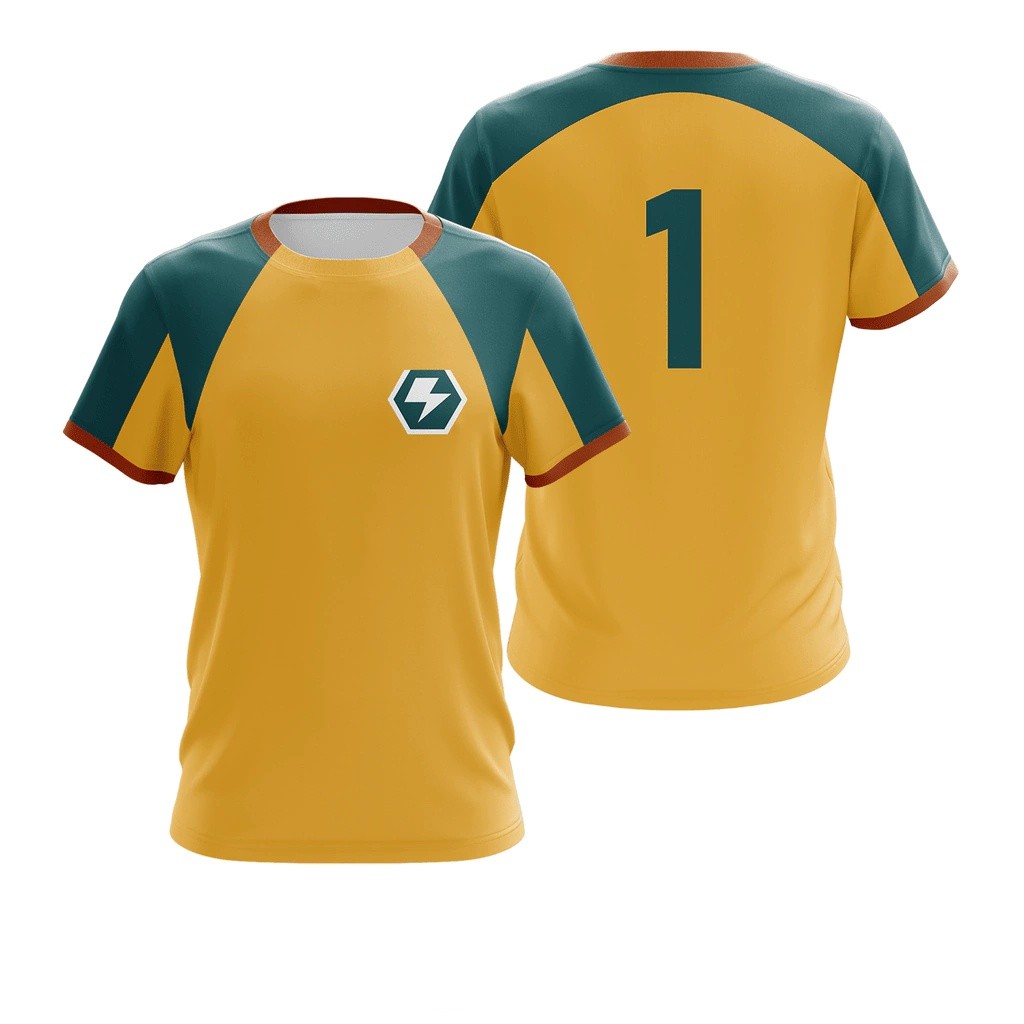 Áo thun đồng phục Raimon Anime Inazuma Eleven - Số có thể tùy chỉnh