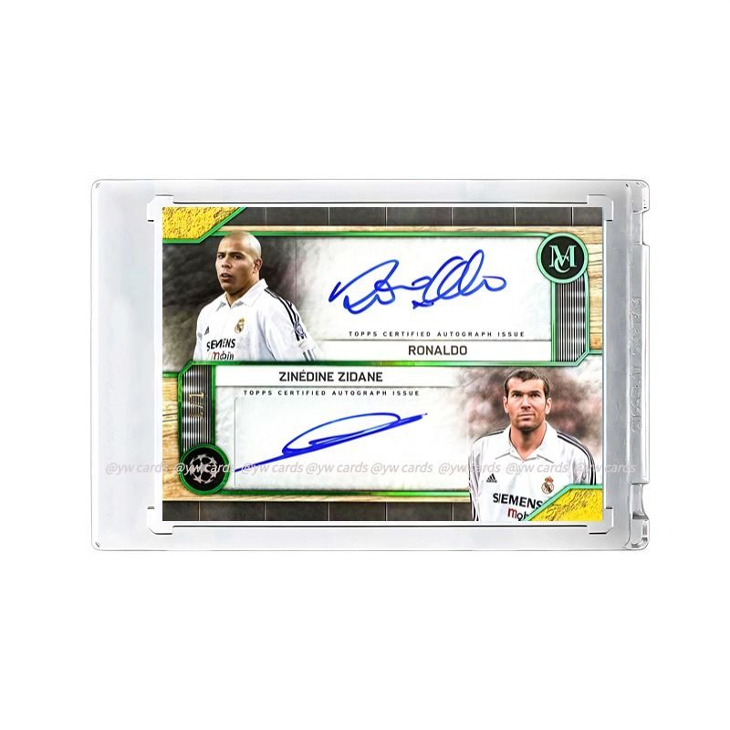 Da Luo & Zidana Signature Star Card Bóng đá Hoàng gia Malaysia Non-Panini topps Thẻ tự chế
