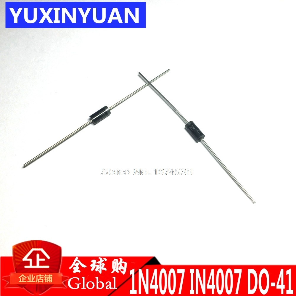 100 CÁI 1N4007 4007 1A 1000V DO-41 Diode chỉnh lưu chất lượng cao IN4007 1n4007