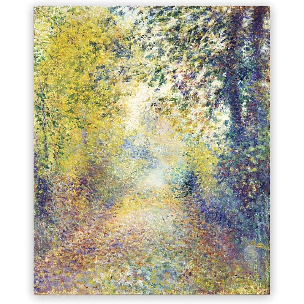 Pierre Auguste Renoir Nghệ Thuật In Trong Rừng Áp Phích Phong Cảnh Canvas Nghệ Thuật Treo Tường Tran