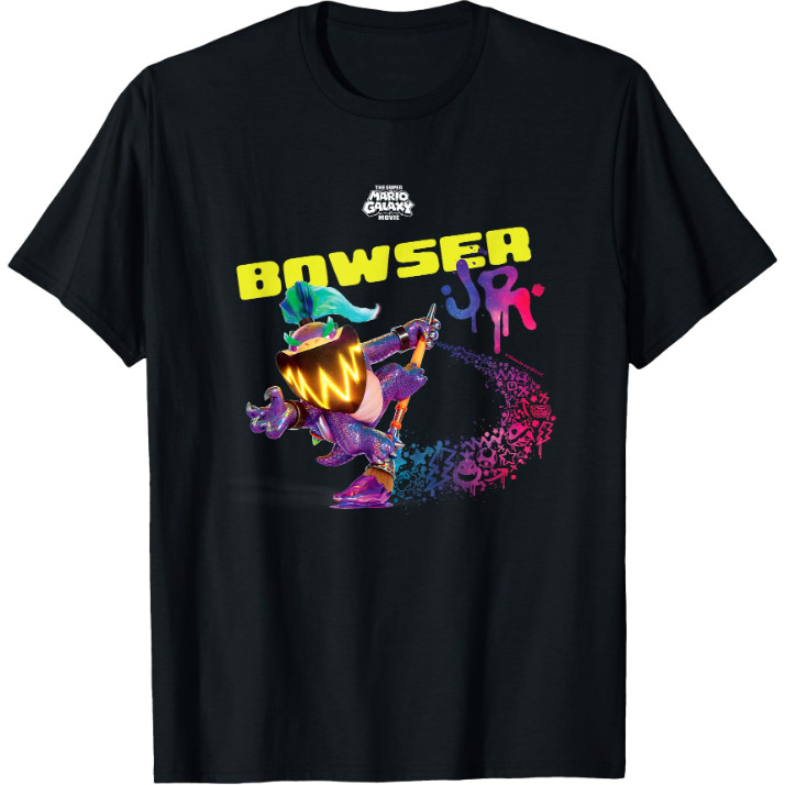 Bộ phim Super Mario Galaxy Wonder Bowser Jr. Áo thun