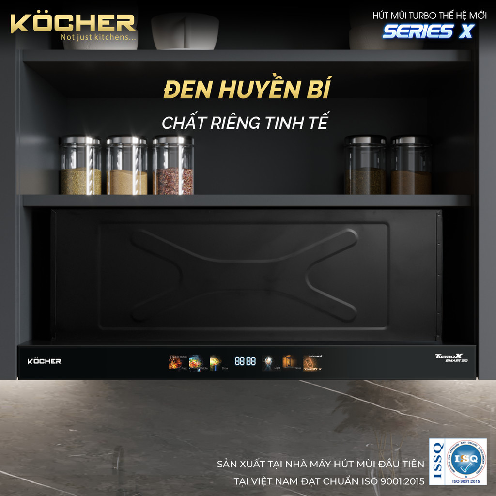 Máy hút mùi Kocher Turbo Smart 3D X3D-350D/T/N