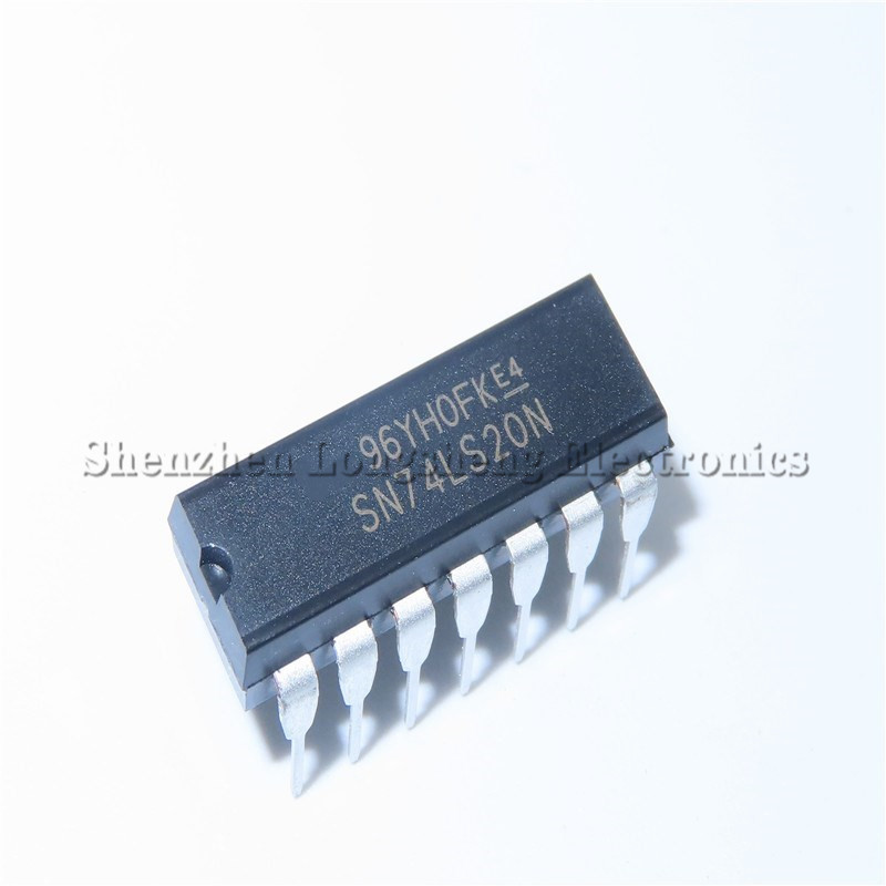 10 Cái / lốc MỚI SN74LS20N 74LS20 DIP 14 Dual 4 Đầu vào và Cổng Logic Chip