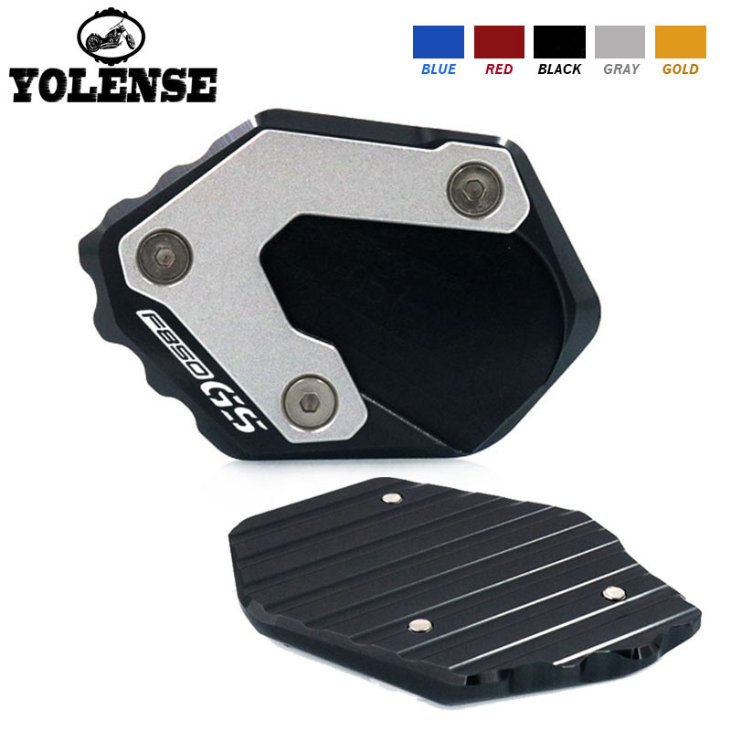 Xe Máy CNC Chân Đế Chân Bên Đứng Mở Rộng Tấm Hỗ Trợ Phóng To Đứng Cho Xe BMW F850GS F850 GS F 850 GS