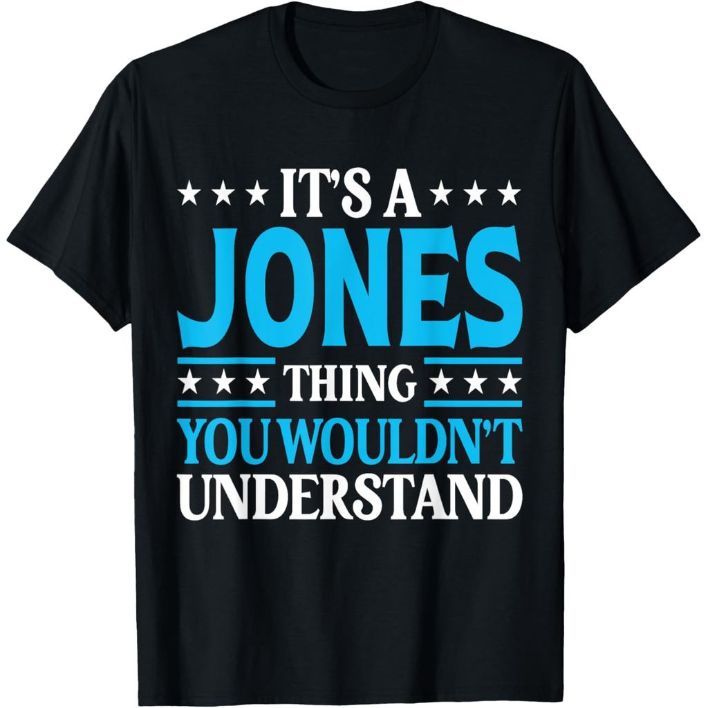 Áo thun cotton nam It 's A Jones Thing Tên cá nhân Áo thun Jones ngộ nghĩnh