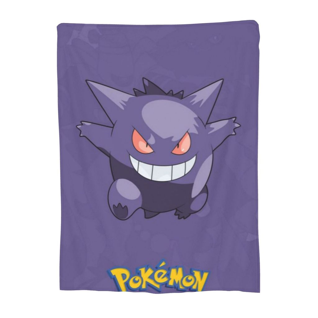 Gengar In Chăn Ấm Sang Trọng Dễ Thương Ném Chăn Mềm Flannel Nhẹ Lông Cừu Ném Cho Ghế Sofa Giường Du 