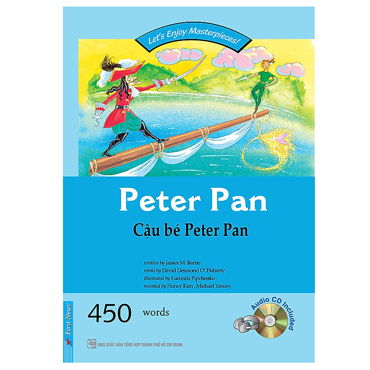 Sách Happy Reader - Cậu Bé Peter Pan (Kèm 1 CD) (Tái Bản)
