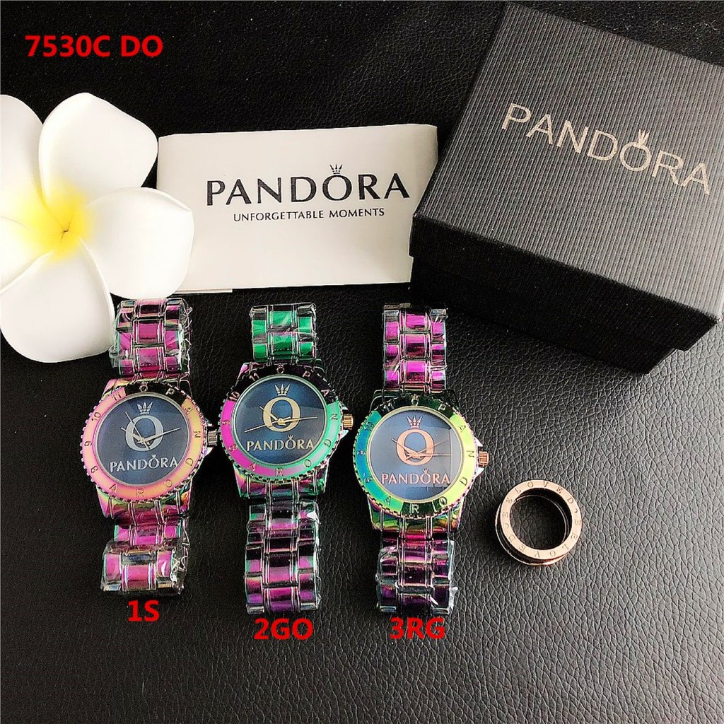 Pandora Thời Trang Sang Trọng Nam Đồng Hồ Thể Thao Kinh Doanh Thạch Anh Nam Đồng Hồ Mặt Tròn Thông T
