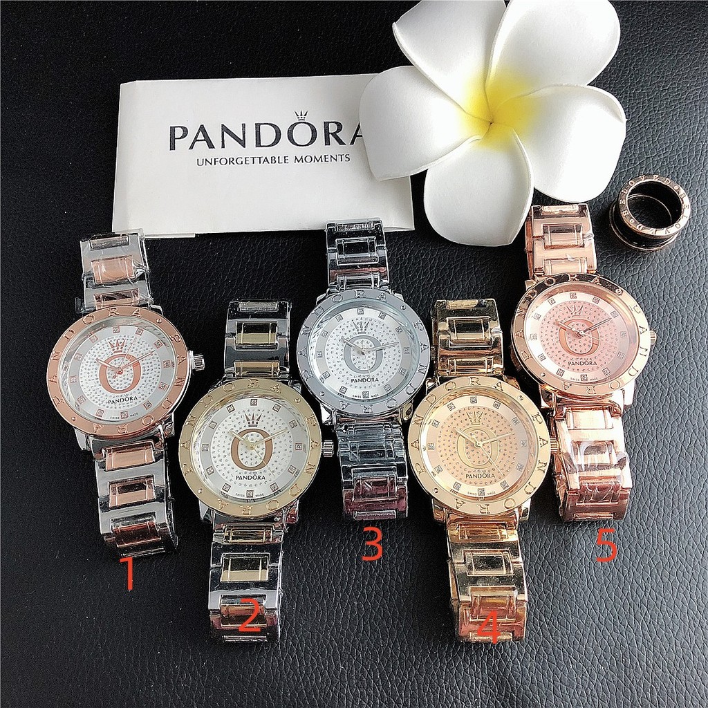 Pandora Thời Trang Sang Trọng Nam Đồng Hồ Thể Thao Kinh Doanh Thạch Anh Nam Đồng Hồ Mặt Tròn Thông T